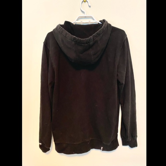 Quiksilver zip up sweater, size Medium, colour Black - Picture 2 of 4